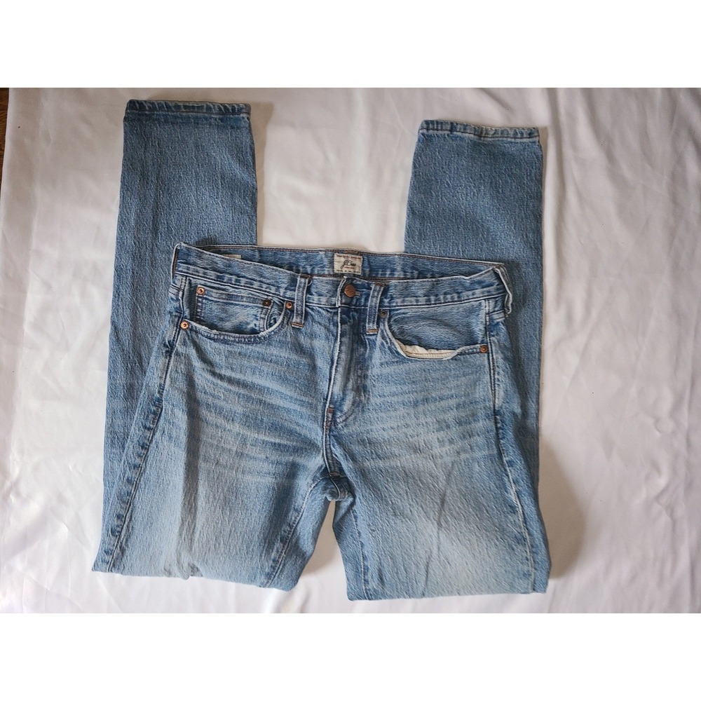J.Crew 484 Slim Fit Jeans Mens W30 L32 Blue Denim Cotton Blend SEE PICTURES